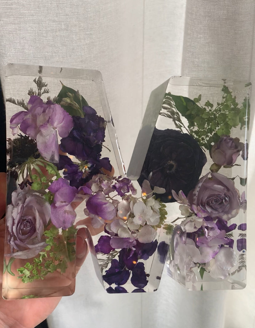 Resin Letters - 6" Tall